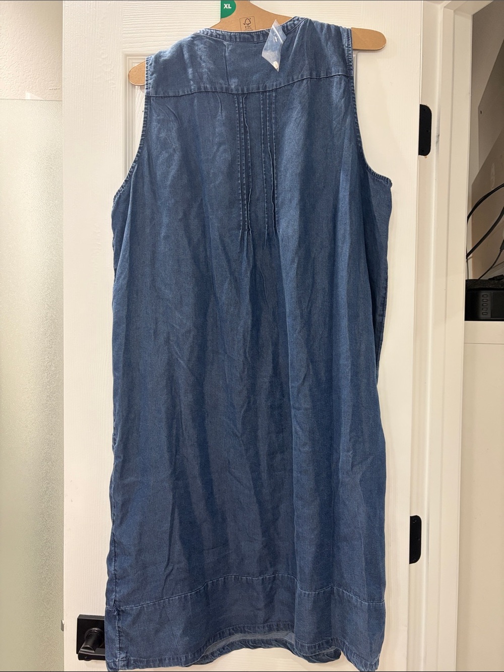 Coldwater Creek Sleeveless Denim Midi Dress in Blue - Picture 4 of 4